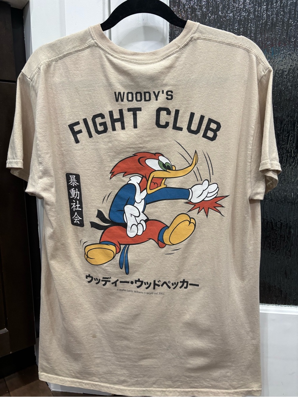 riot society Beige Woody's Fight Club Graphic Tee with Multicolor Print